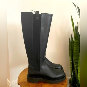 Brand new never worn H&M tall boot with chunky heel